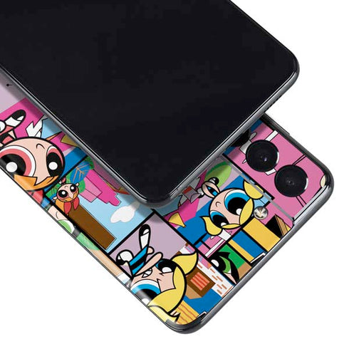 Cartoon Network Powerpuff Girls Patches Galaxy S21 Plus 5G Skin